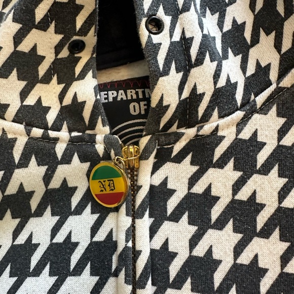 RARE No Doubt Houndstooth Concert Hoodie-XS - Picture 8 of 13